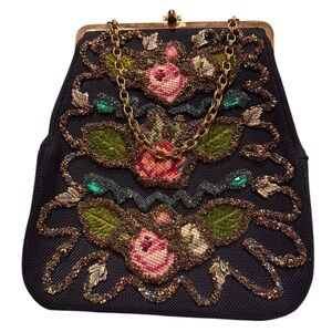 Vintage beaded evening bag, 1950’s-60’s era.